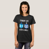 This Is How I Roll Dreidel Chanukah Hanukkah Men T-shirt (Voorkant volledig)