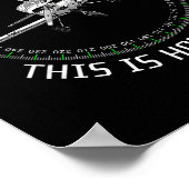 This Is How I Roll Funny Lot Aviation Airplane  Poster (Hoek)