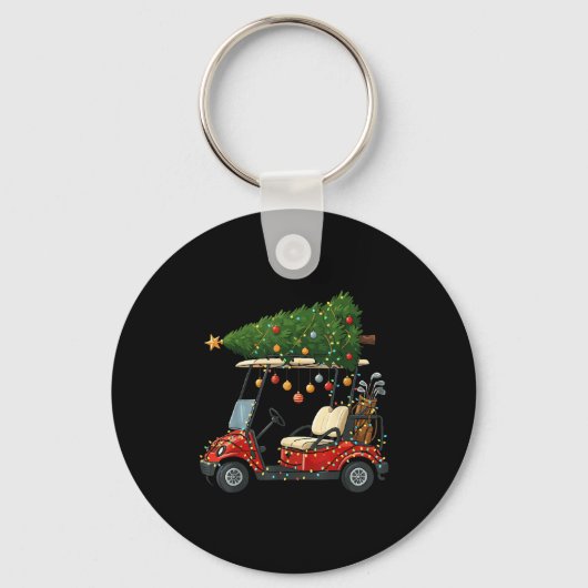 This Is How I Roll Golf Cart Christmas Funny Srt G Sleutelhanger (Voorkant)