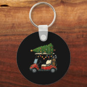 This Is How I Roll Golf Cart Christmas Funny Srt G Sleutelhanger (Voorkant)
