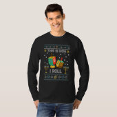 This Is How I Roll Happy Hanukkah Ugly Jewish Chri T-shirt (Voorkant volledig)