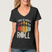 This Is How I Roll Helicopter Transportation Pilot T-shirt (Voorkant)