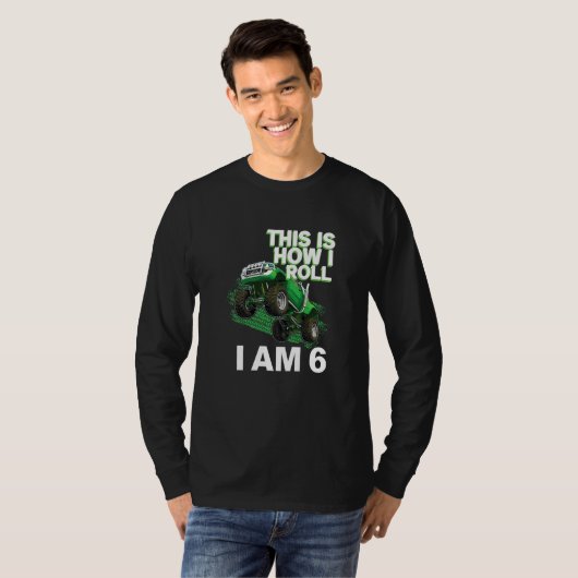 This is how i roll i am 6 Premium T-shirt (Voorkant volledig)