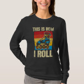 This Is How I Roll  Rollerblades Skater Inline Ska T-shirt (Voorkant)