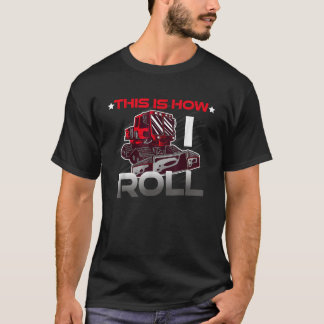 This is how I roll snow groomer pistenbully winter T-shirt