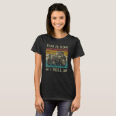 This is How I Roll Tractor Farming Farmer T-shirt (Voorkant volledig)