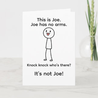 This is Joe funny greeting card Kaart