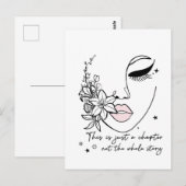 This is Just a Chapter Positive Quote Briefkaart (Voorkant / Achterkant)