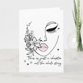 This is Just a Chapter Positive Quote Kaart (Voorkant)