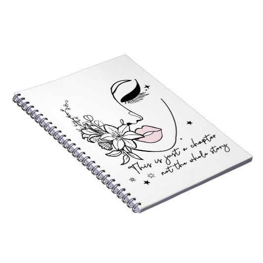 This is Just a Chapter Positive Quote  Notitieboek (Rechterzijde)