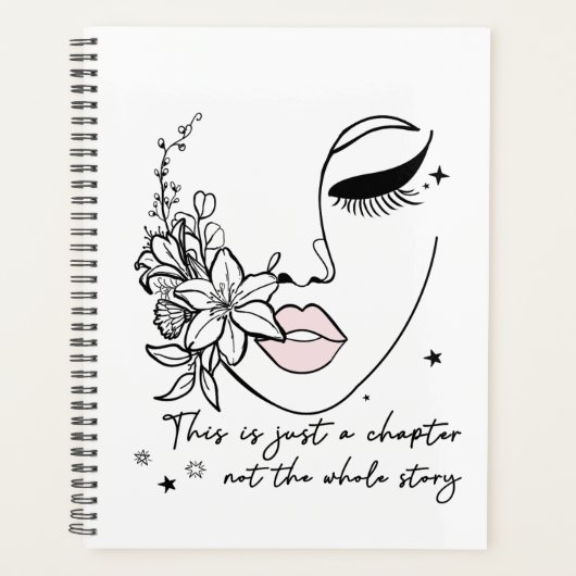 This is Just a Chapter Positive Quote  Planner (Voorkant)