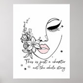 This is Just a Chapter Positive Quote  Poster (Voorkant)