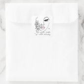 This is Just a Chapter Positive Quote Vierkante Sticker (Tas)