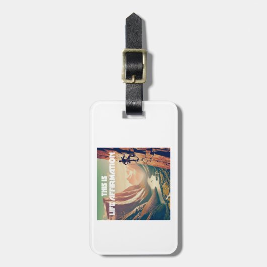 This Is Levensbevestigende Rotsbeklimming Bagagelabel (Voorkant verticaal)