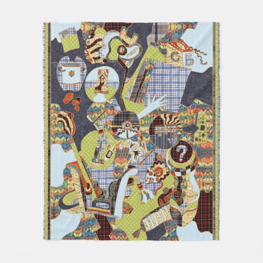 This is Life Fleece Deken (Voorkant)