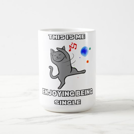 This Is Me Enjoying Being Single Koffiemok (Center)