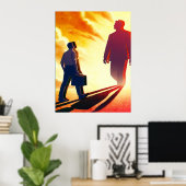 This is Me + This is Who I'm Going To Be on a Wall Poster (Thuiskantoor)