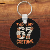 This Is My 67 Costume Halloween Sleutelhanger (Voorkant)