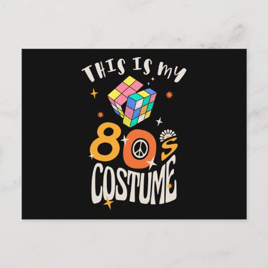 This is my 80s Costume Briefkaart (Voorkant)