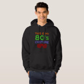This is My 80s Costume Mp3 CD Player Roller Skatin Hoodie (Voorkant volledig)