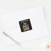 This is my 80s Costume Vierkante Sticker (Envelop)