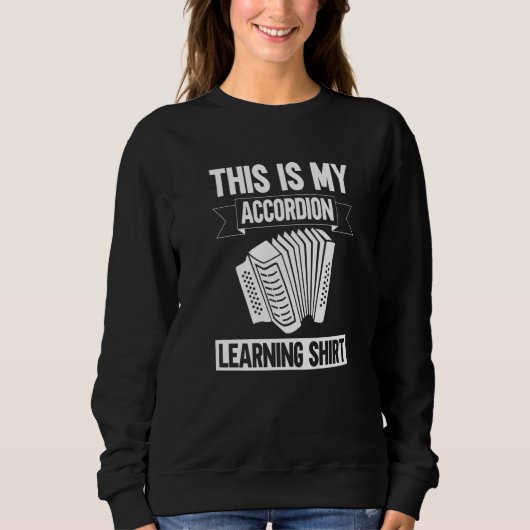 This Is My Accordion Learning Shirt - Accordionist (Voorkant)