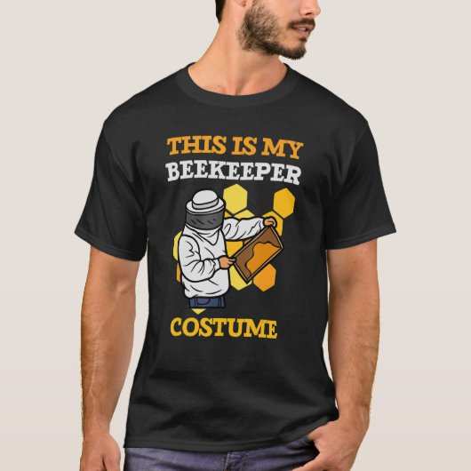 This Is My Beekeeper Costume Bumble Bee Catcher Co T-shirt (Voorkant)