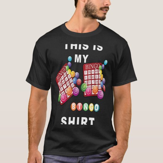 This Is My Bingo Funny Bingo T-shirt (Voorkant)