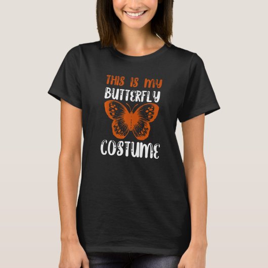 This Is My Butterfly Halloween Costume Party Match T-shirt (Voorkant)