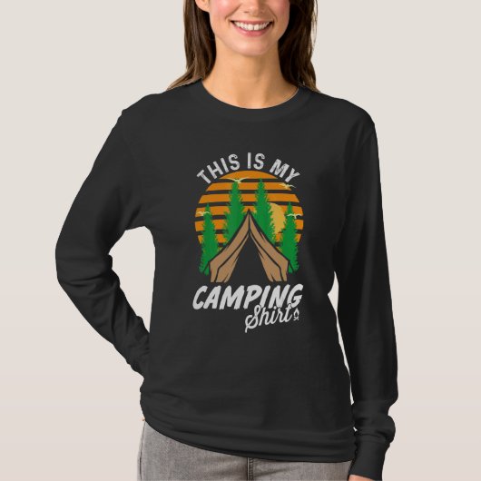 This Is My Camping Outdoorsman Adventure T-shirt (Voorkant)