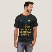 This Is My Camping Shirt Hiking Campfire Camper (Voorkant volledig)