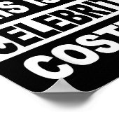 This Is My Celebrity Costume Men Kids Women Ideas  Poster (Hoek)