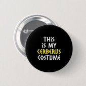 This Is My Cerberus Costume Halloween Greek Mythol Ronde Button 5,7 Cm (Voorkant /achterkant)