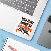 This Is My Cheap As Halloween Costume - Halloween Sticker (Laptop met iPhone)