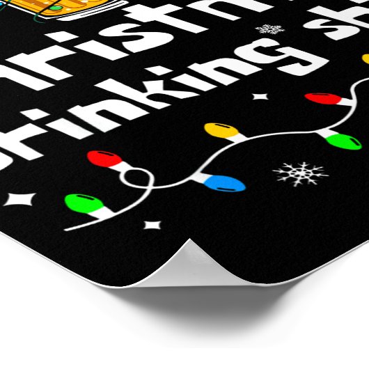 This Is My Christmas Beer Drinking Funny Party Xma Poster (Hoek)