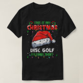 This Is My Christmas Disc Golf Christmas Lights Pa T-shirt (Design voorkant)