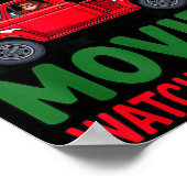 This Is My Christmas Movie Watching Shirt Bigfoot  Poster (Hoek)