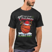 This Is My Christmas Pajama Basketball Christmas L T-shirt (Voorkant)