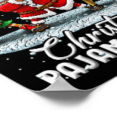 This Is My Christmas Pajama Dabbing Santa Elf Paja Poster (Hoek)