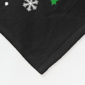 This Is My Christmas Pajama Flamingos Holiday Fun Fleece Deken (Hoek)