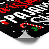 This Is My Christmas Pajama Flamingos Holiday Fun Poster (Hoek)