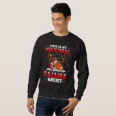 This Is My Christmas Pajama  Football Christmas Li Trui (Voorkant volledig)
