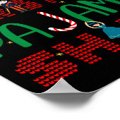 This Is My Christmas Pajama Funny Family Matching  Poster (Hoek)