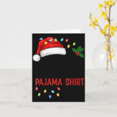 This Is My Christmas Pajama Funny Xmas  Kaart (Gele Bloem)