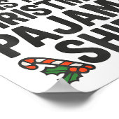 This Is My Christmas Pajama Funny Xmas Pj S Men Wo Poster (Hoek)