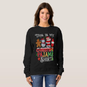 This Is My Christmas Pajama   Pop it Xmas Pajamas Trui (Voorkant volledig)
