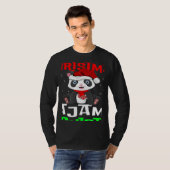 This Is My Christmas Pajama  Santa Hat Panda Xmas T-shirt (Voorkant volledig)
