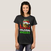 This Is My Christmas Pajama Santa Pineapple Xmas T-shirt (Voorkant volledig)