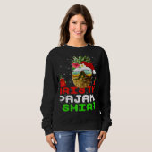 This Is My Christmas Pajama Santa Pineapple Xmas Trui (Voorkant volledig)