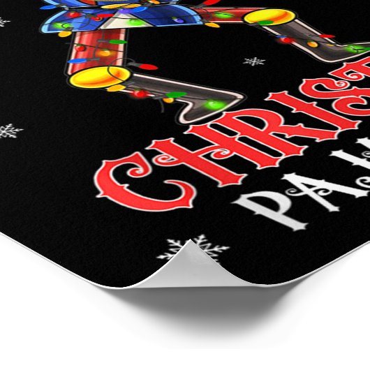 This Is My Christmas Pajama Shirt Dabbing Nutcrack Poster (Hoek)